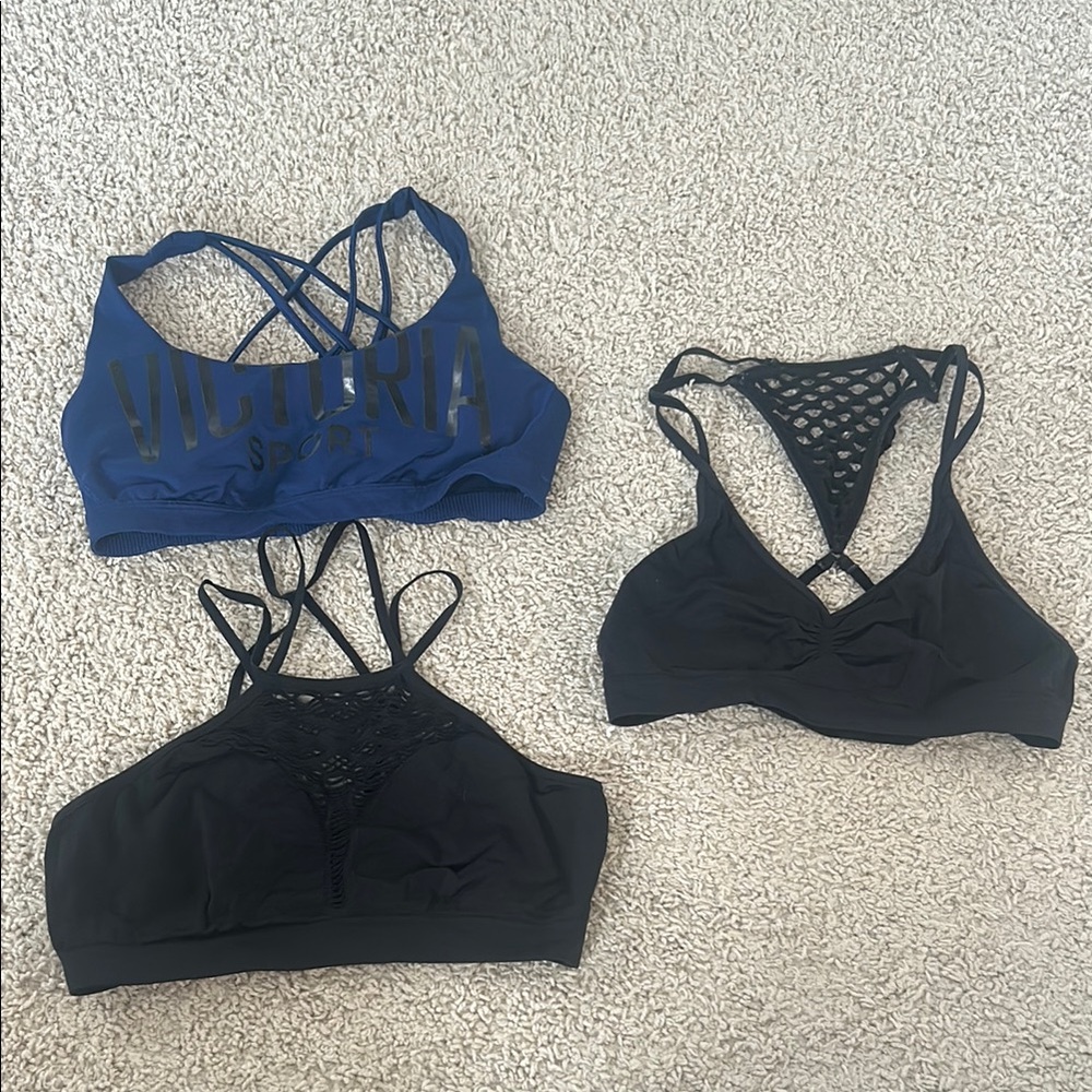 Set of 3 Victoria's Secret Sports Bra & Bralettes